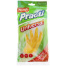 Paclan, Перчатки резиновые Practi Universal, желтые, 1 пара