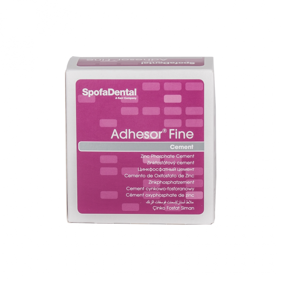 Adhesor Fine, адгезор, цинкфосфатный мелкозернистый цемент химического отверждения, 80 г и 55 мл