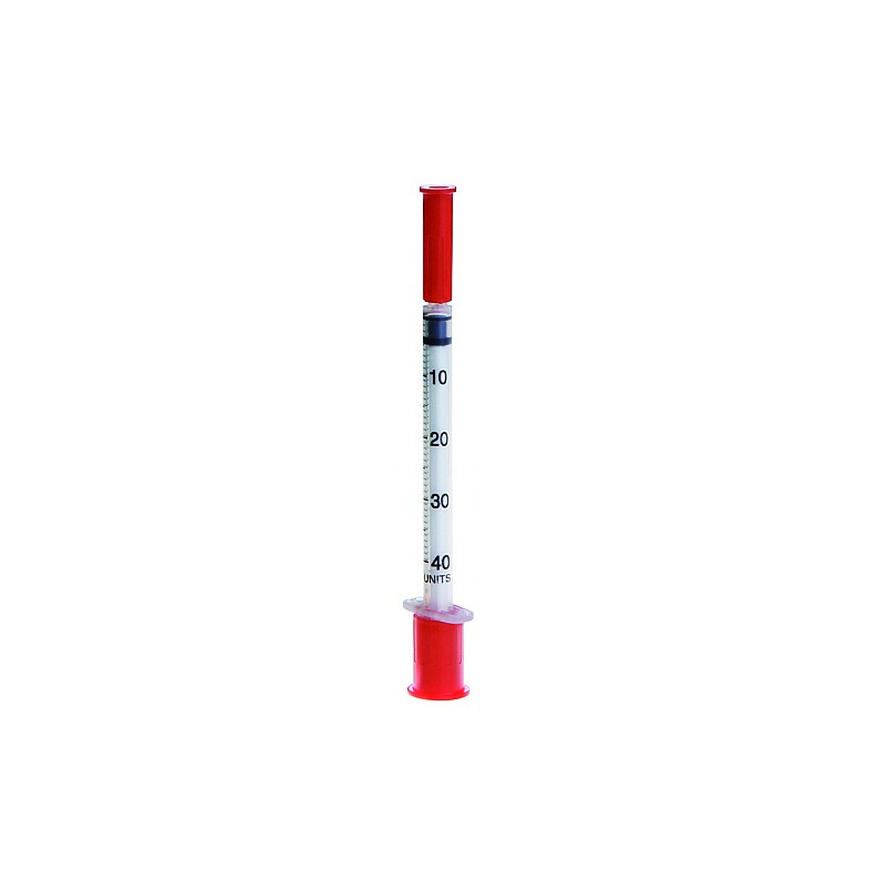 SFM, Шприц 1 мл инсулиновый U-40, игла 29G, 0.33х12,7 мм, 100 шт