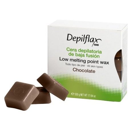 Depilflax, воск горячий, какао (шоколад), 500 г