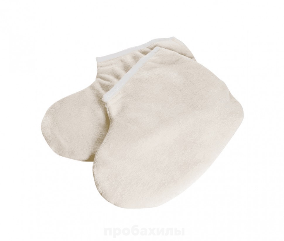 IGRObeauty, Махровые носки для парафинотерапии (слоновая кость, 1 пара)