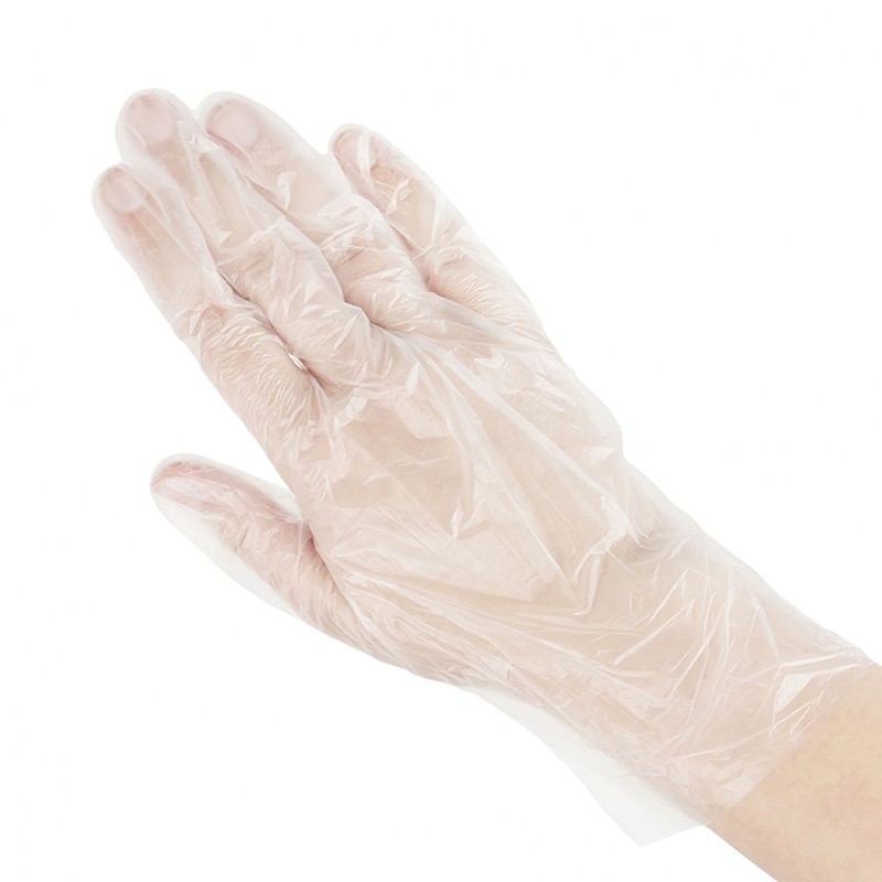 Элегрин, перчатки полиэтиленовые PREMIUM, прозрачные, М, 50 пар