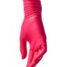 BENOVY, перчатки нитриловые, красные, 50 пар