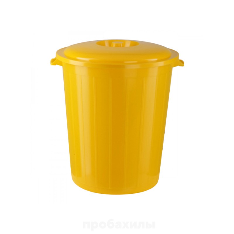 Контейнер для  утилизации медицинских отходов, многоразовый, желтый, 50 л
