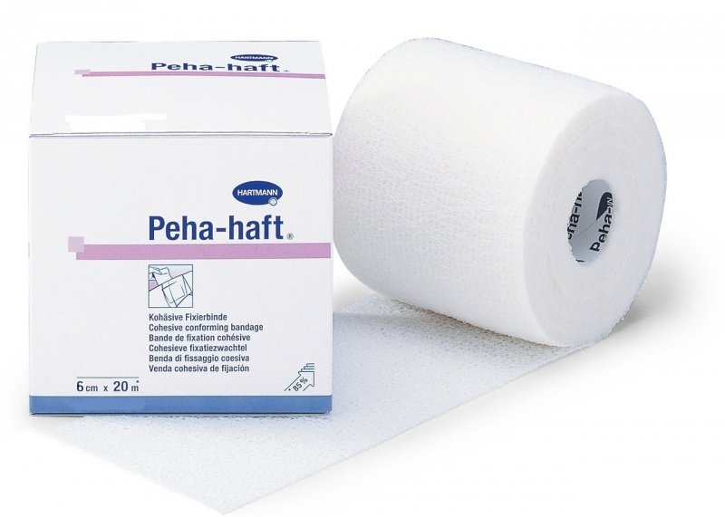 Peha-haft / Пеха-хафт - самофиксирующийся бинт 20 м х 6 см, белый