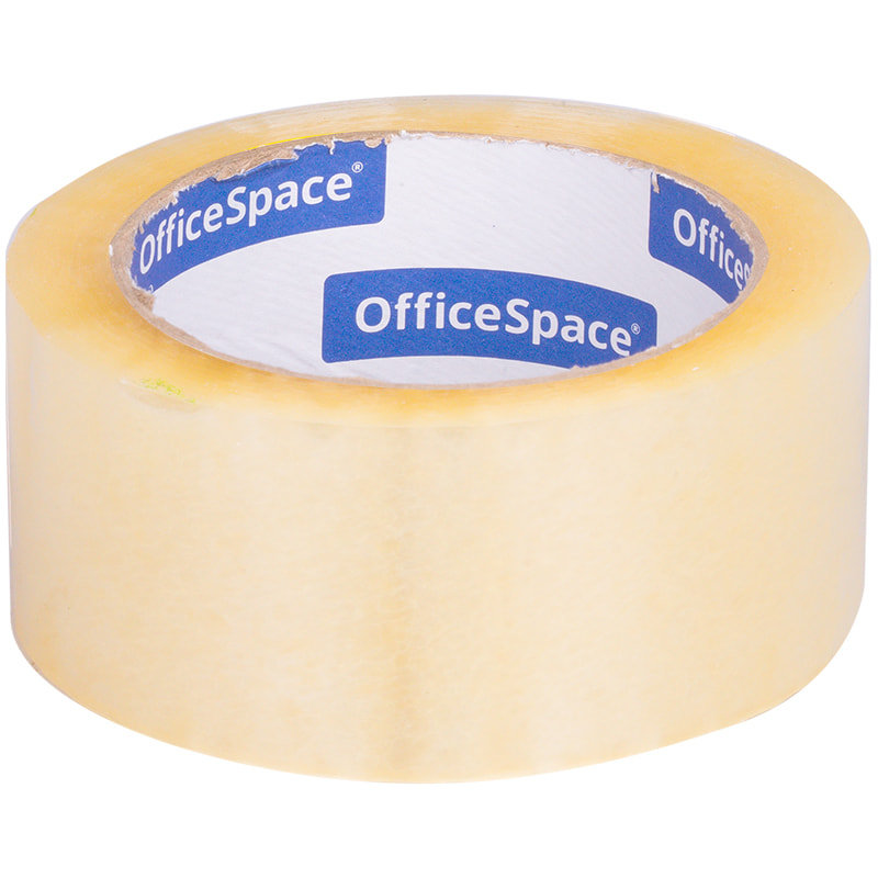 OfficeSpace, Клейкая лента упаковочная, 48 мм x 100 м, 45 мкм, 6 шт