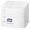Tork XPN Fit, Салфетки бумажные диспенсерные, 2 слоя, 16,5 х 21,3 см, белые, 120 шт