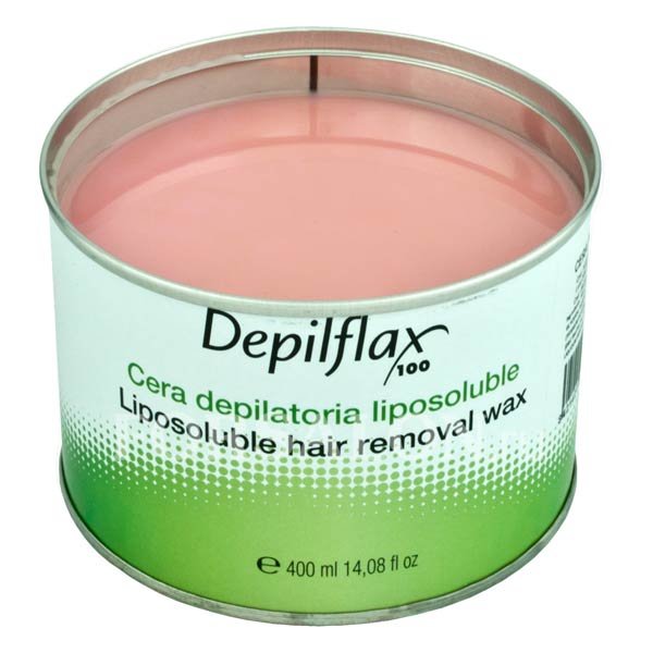Depilflax, Воск в банке кремообразный, розовый, 400 мл